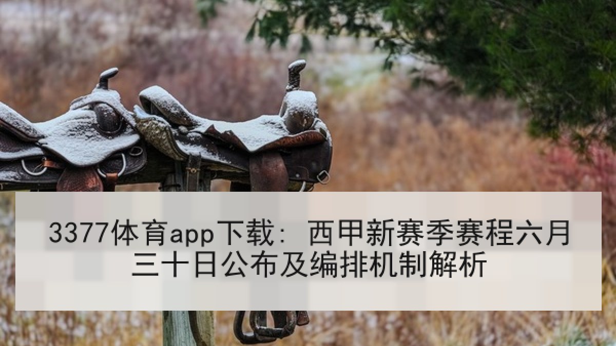 3377体育app下载: 西甲新赛季赛程六月三十日公布及编排机制解析